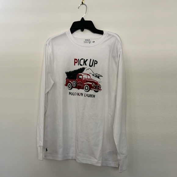 POLO RALPH LAUREN Boys' Cotton Long-Sleeve Graphic Tee - Picture 5 of 12